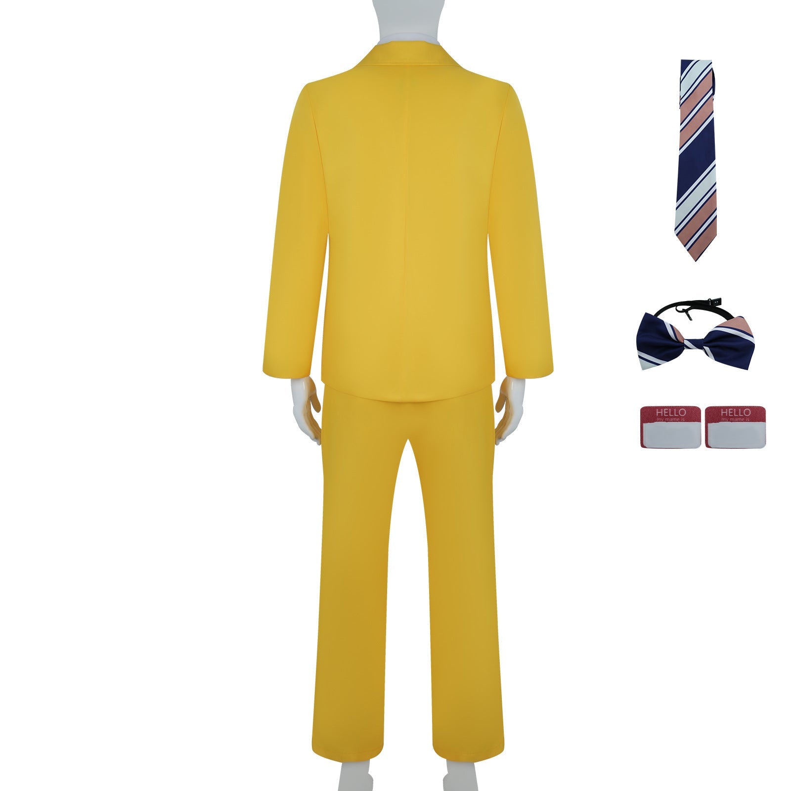 Costume Beetlejuice 2BOB Jaune pour Cosplay Halloween