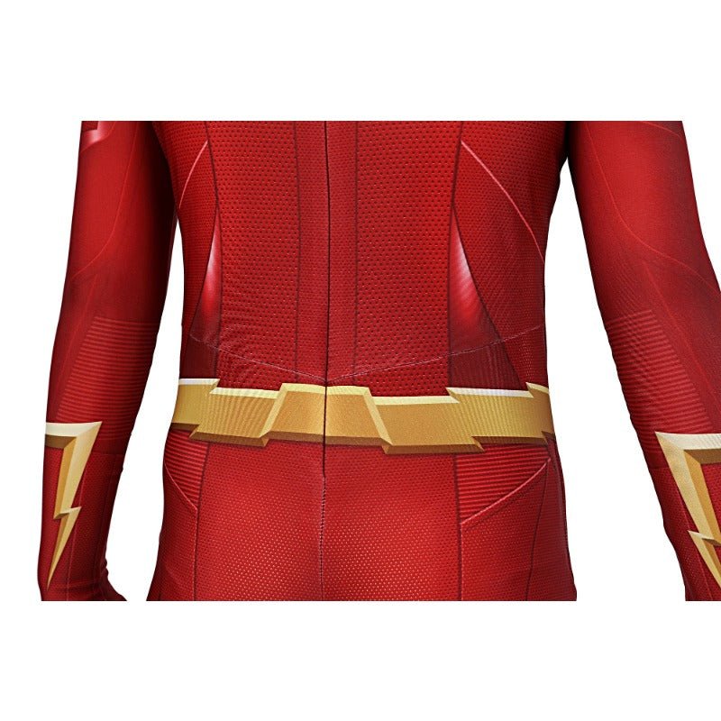 Costume Cosplay Barry Allen Saison 5 The Flash Combinaison Masque Impression 3D Ensemble Complet
