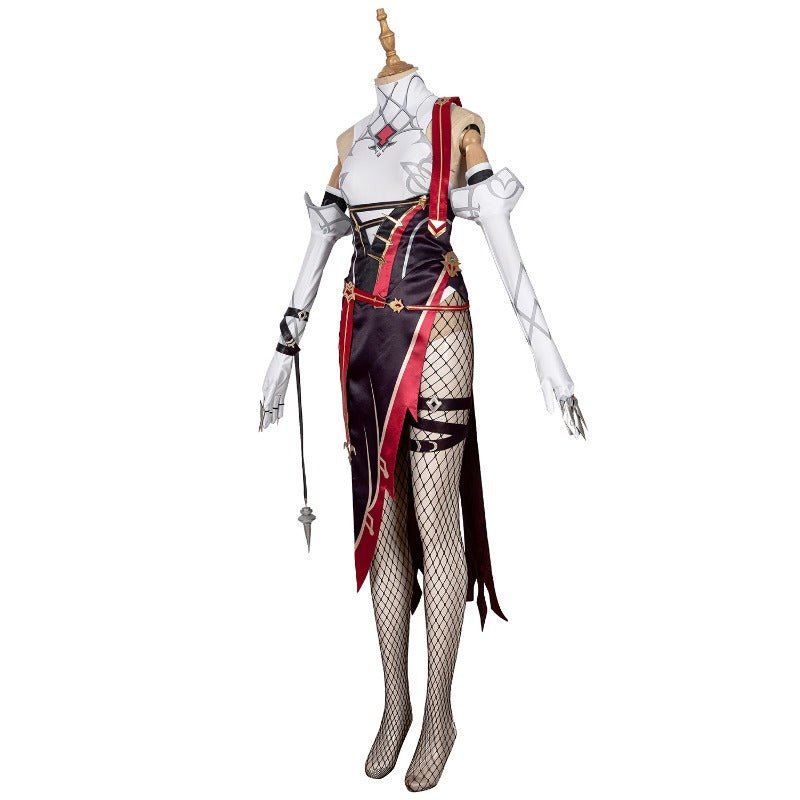 Costume Cosplay Genshin Impact Rosalia pour Fête Halloween Carnaval