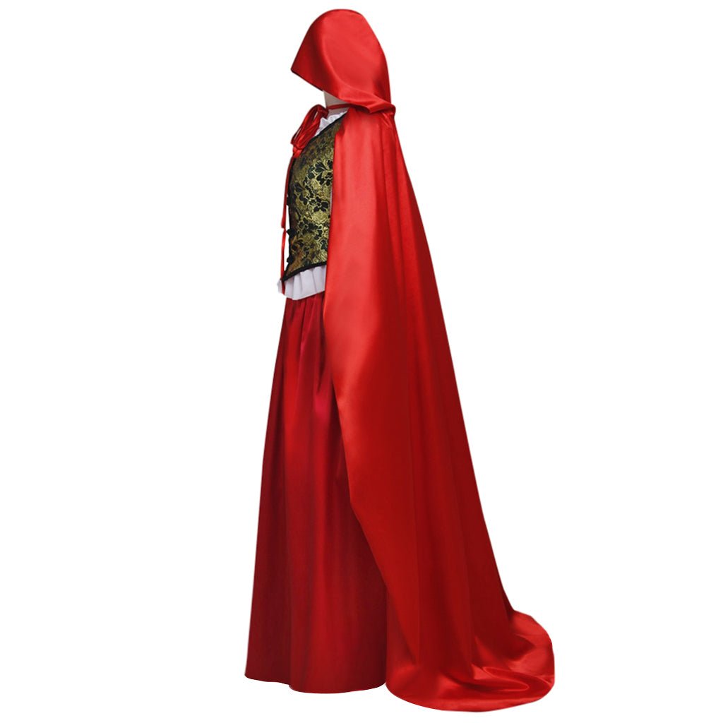 Costume de Cape du Petit Chaperon Rouge de Ruby | Tenue de Cosplay pour Femmes Adultes Halloween