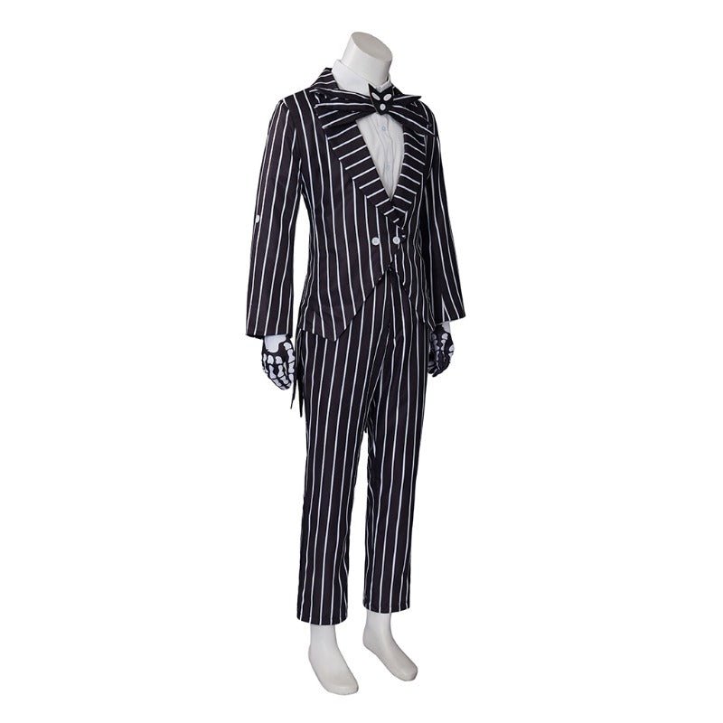 Costume Cosplay Jack Skellington - Veste et Pantalon pour Halloween