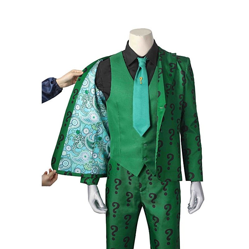 Costume Riddler Edward Nygma Vert - Déguisement Super Vilain pour Homme