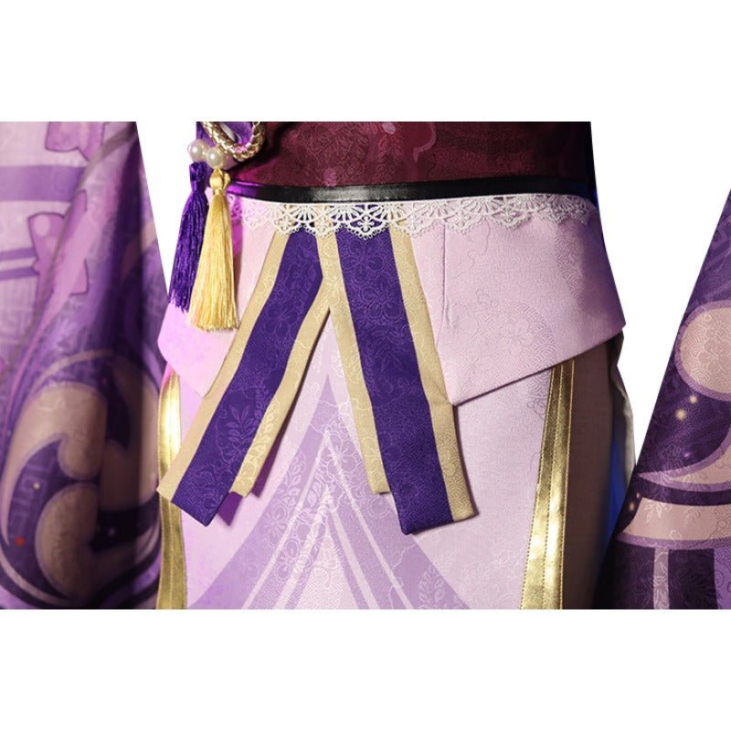 Costume Cosplay Raiden Shogun de Genshin Impact - Robes Élégantes pour Halloween et Événements