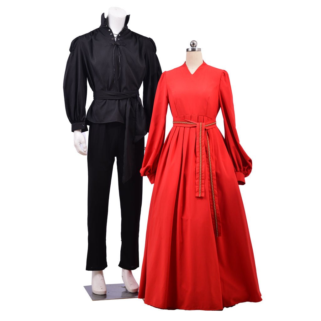 Costume Cosplay Westley La Princesse à la Robe - Tenue de Guerrier Noir pour Halloween
