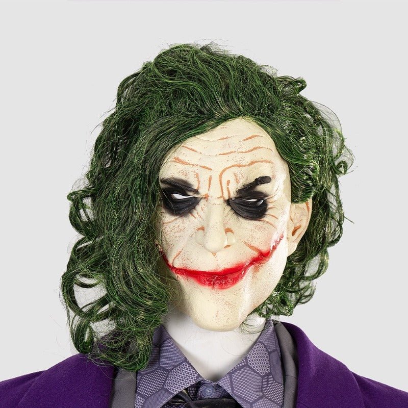 Costume Cosplay Joker de Batman: The Dark Knight - Veste, Pantalon, Masque - Lot Halloween