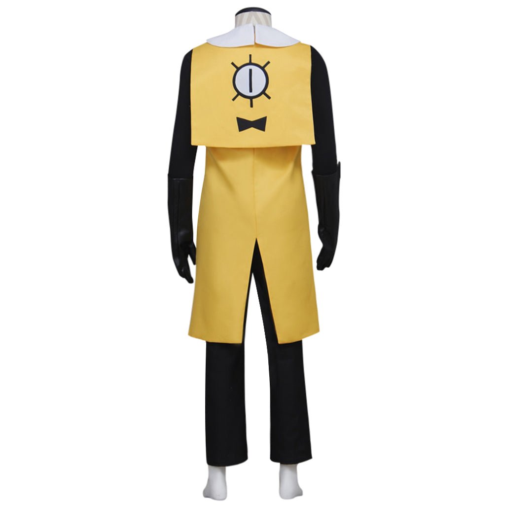 Costume Cosplay Bill Cipher de Gravity Falls pour Halloween, Conventions et Jeu de Rôle