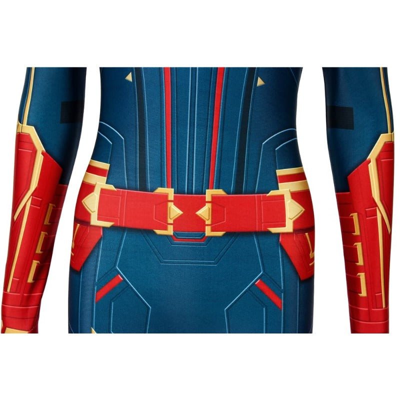 Costume Cosplay Captain Marvel Impression Numérique pour Fans