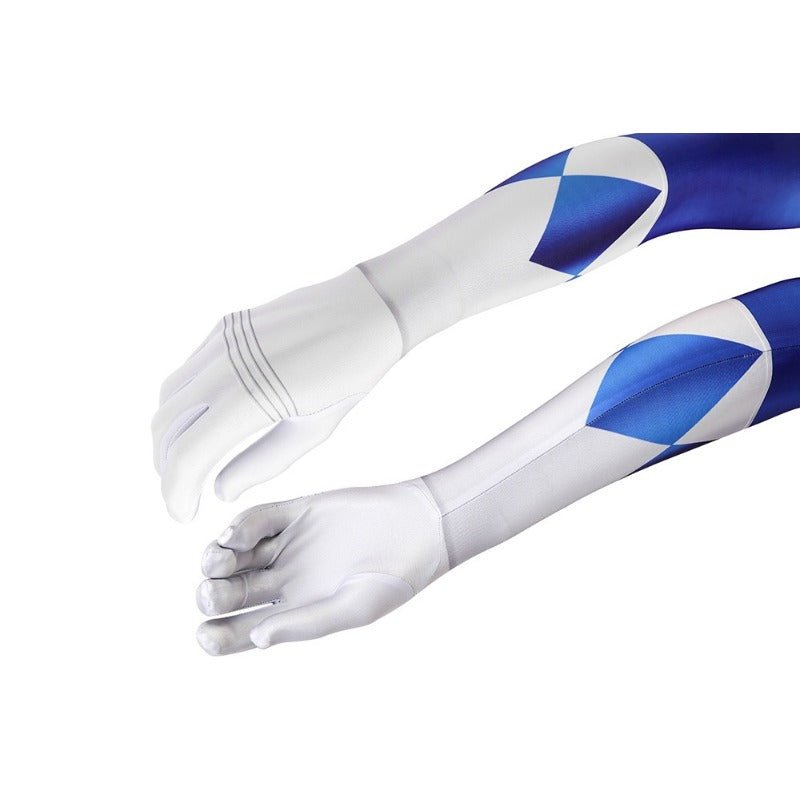 Costume Cosplay Ranger Jaune MMPR - Combinaison Power Rangers Tenue Ranger Jaune