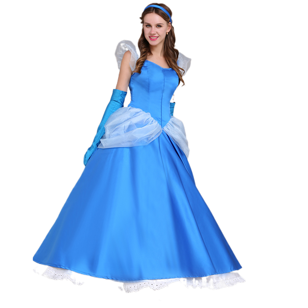 Série de Costumes Cosplay Disney Cinderella: Princesse, Prince, Belle-mère et Domestique
