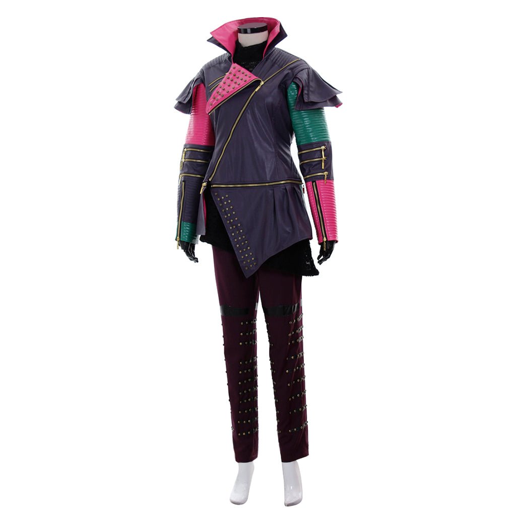 Costume Cosplay Mal Descendants - Ensemble Veste et Pantalon sur Mesure pour Halloween