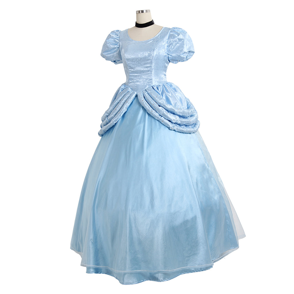 Série de Costumes Cosplay Disney Cinderella: Princesse, Prince, Belle-mère et Domestique