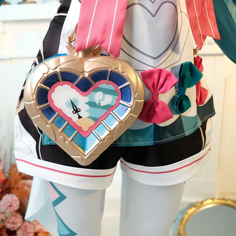 Costume Cosplay Genshin Impact Fontaine Sigewinne Infirmière en Chef avec Queue