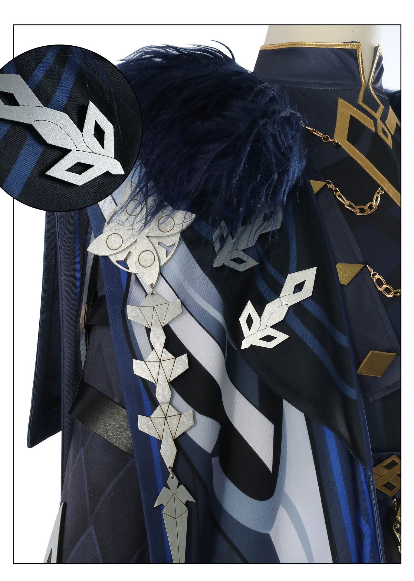 Costume Cosplay Genshin Impact Capitano – Tenue de Capitaine Fatui