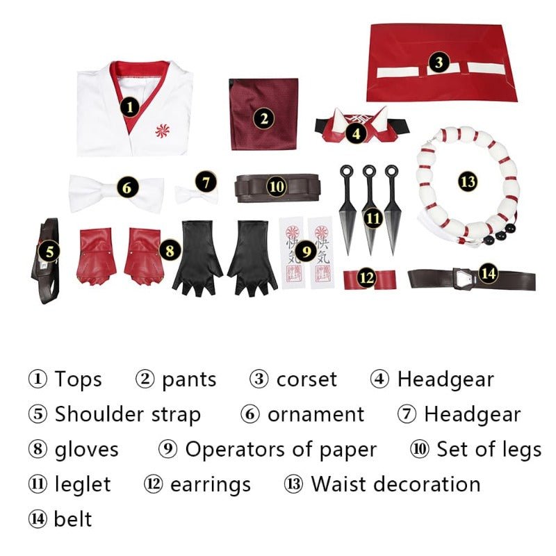 Costume Cosplay Kiriko pour Halloween et Carnavals - Tenue de Jeu Anime pour Adultes