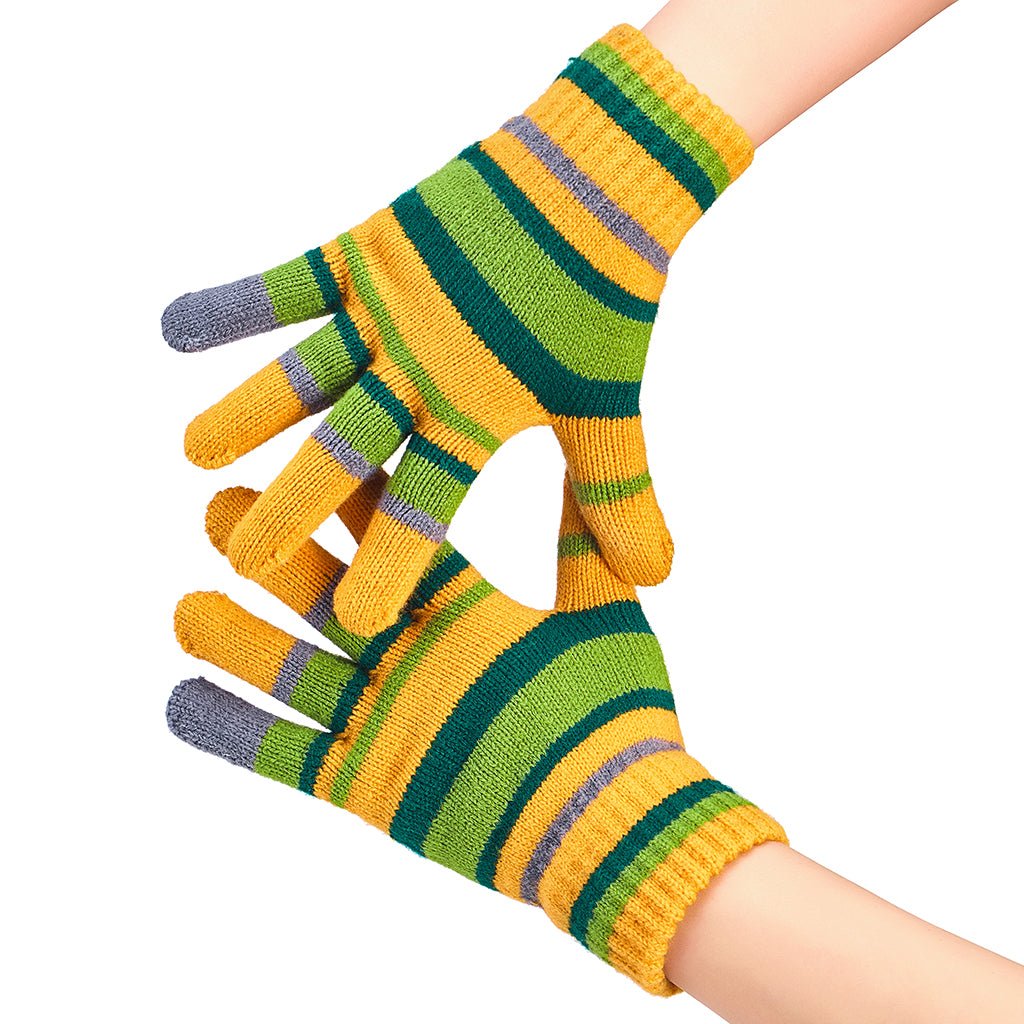 Gants Rayés Coraline Costume Cosplay – Réplique Officielle du Film pour Halloween et Cosplay