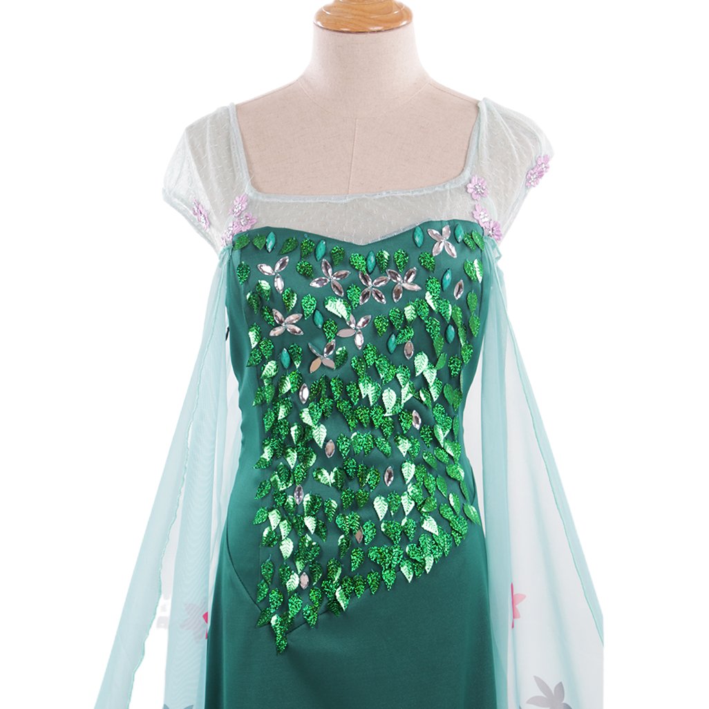 Série de Costumes Cosplay Anna & Elsa Frozen | Robes de Princesse pour Cosplay, Halloween & Fêtes