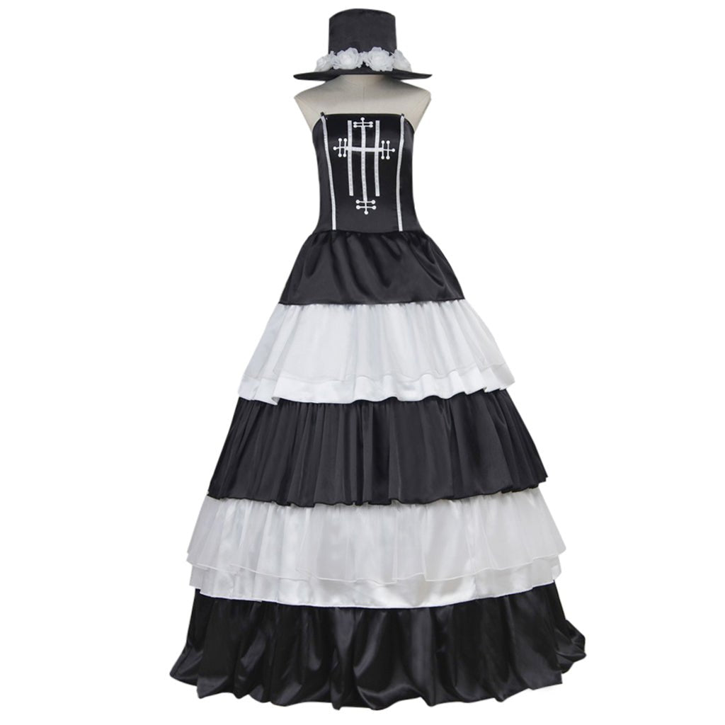 Costume Cosplay One Piece Perona Princesse Fantôme - Style Gothic Lolita