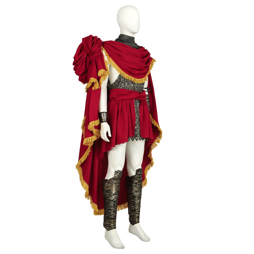 Costume Cosplay Messmer Elden Ring - Robe Rouge avec Ceinture pour Hommes