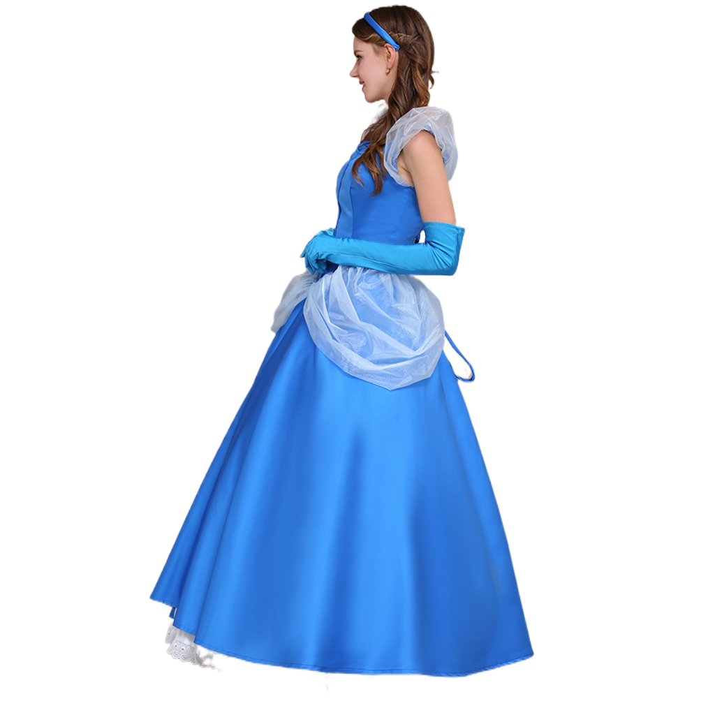 Série de Costumes Cosplay Disney Cinderella: Princesse, Prince, Belle-mère et Domestique