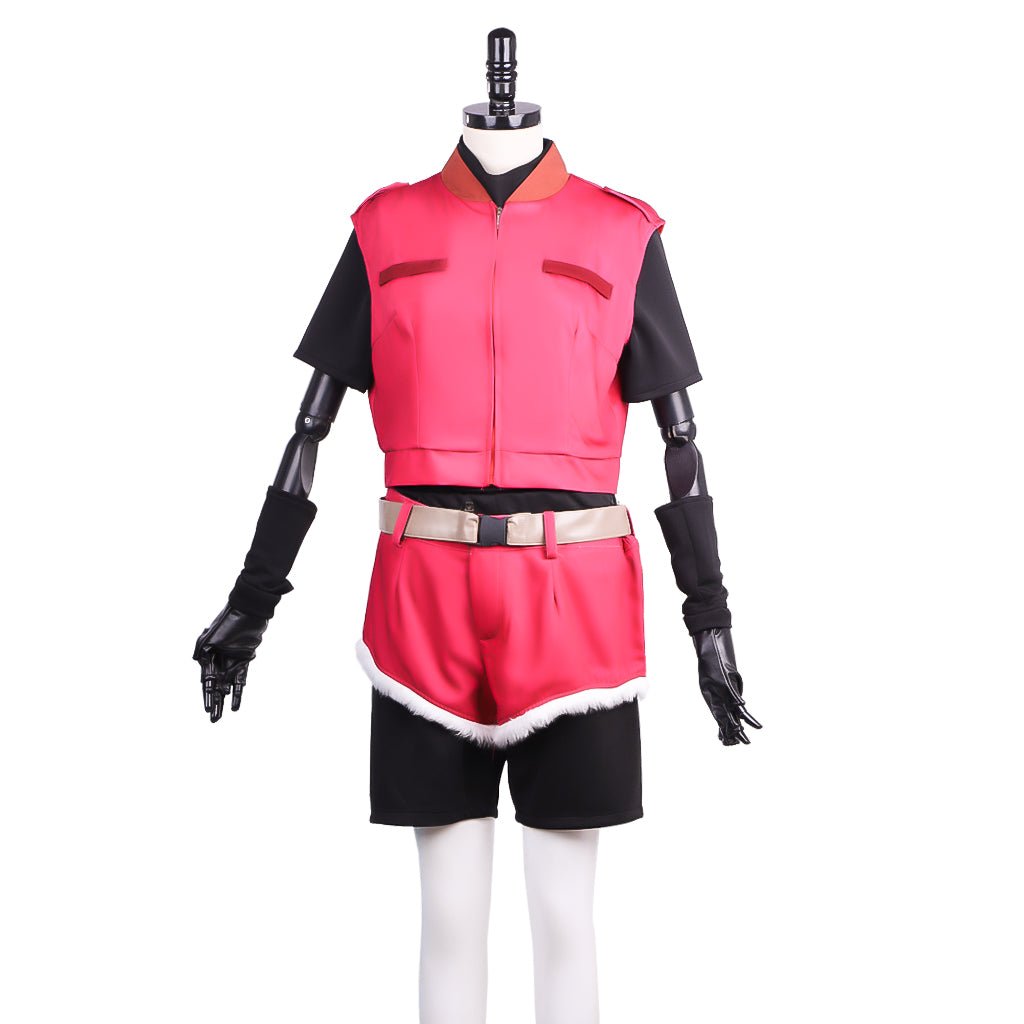 Costume Cosplay Claire Redfield pour Femmes - Veste, Chemise, Short avec Ceinture
