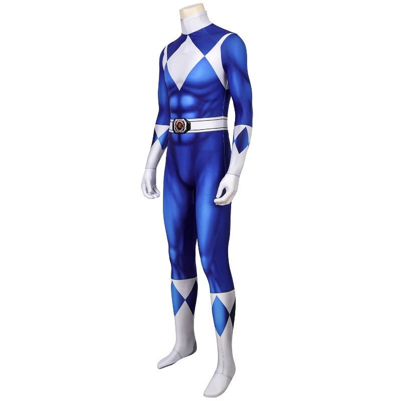 Costume Cosplay Ranger Jaune MMPR - Combinaison Power Rangers Tenue Ranger Jaune