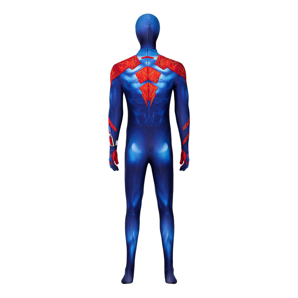 Combinaison Musclée Spiderman 2099 Améliorée - Costume Cosplay Futuriste pour Halloween et Conventions