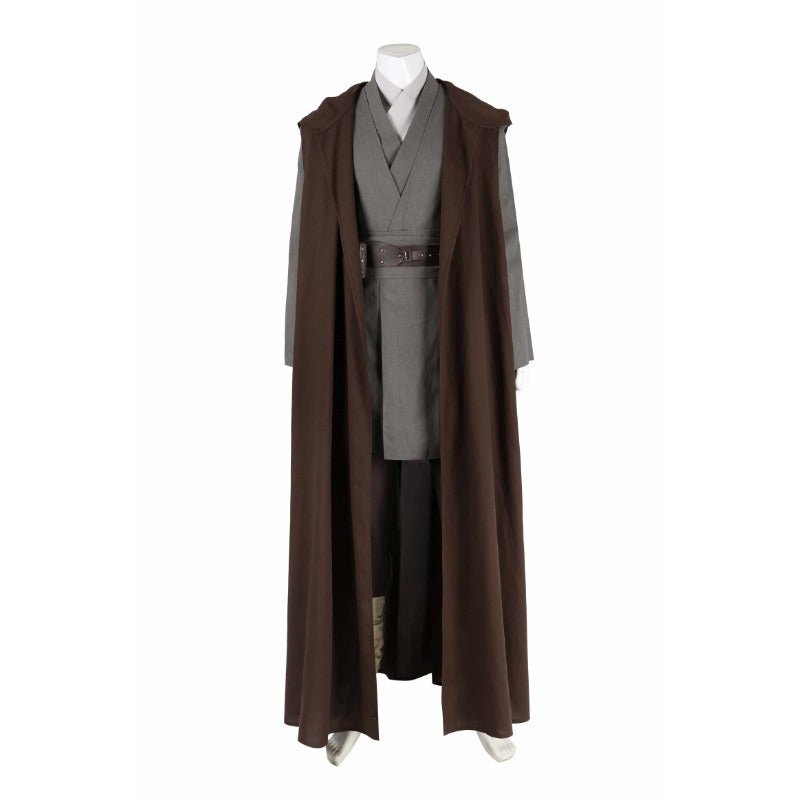 Costume Cosplay Obi-Wan Kenobi Ensemble Complet - Cape de Jedi pour Halloween & Carnaval