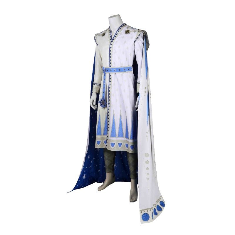 Costume de Roi Magnifico pour Homme - Cape, Robe et Ceinture Cosplay Rosas pour Fête d'Halloween