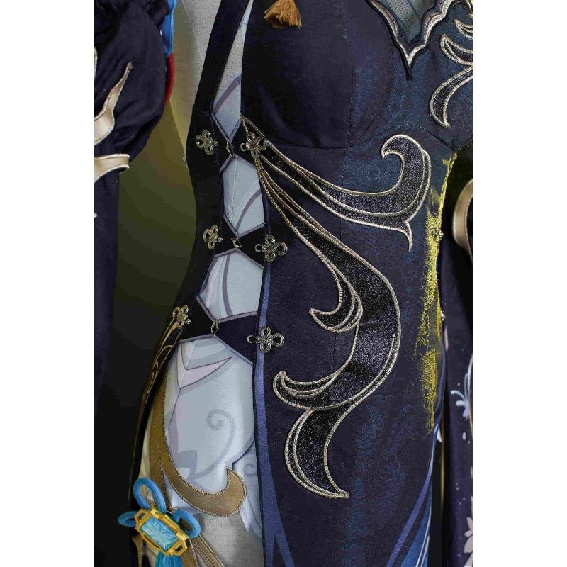 Costume Cheongsam Ganyu de Genshin Impact - Tenue du Festival des Lanternes Shen He