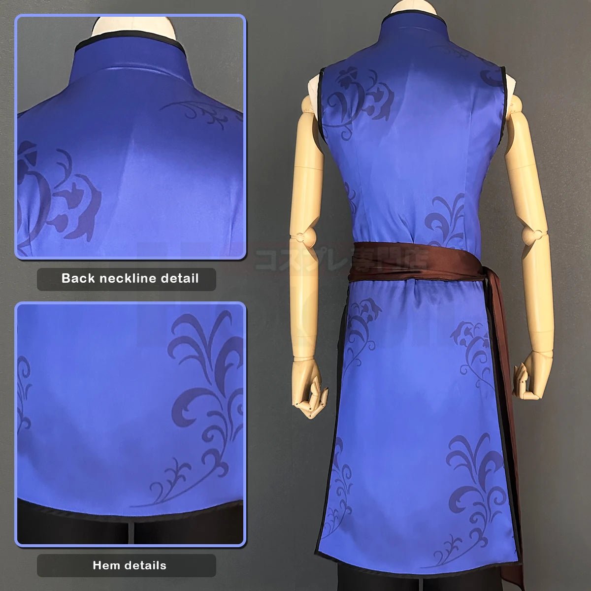 Costume Cosplay Blue Lock Kaiser Chine Kung Fu Tang Suit Perruque Ensemble pour Événements Anime
