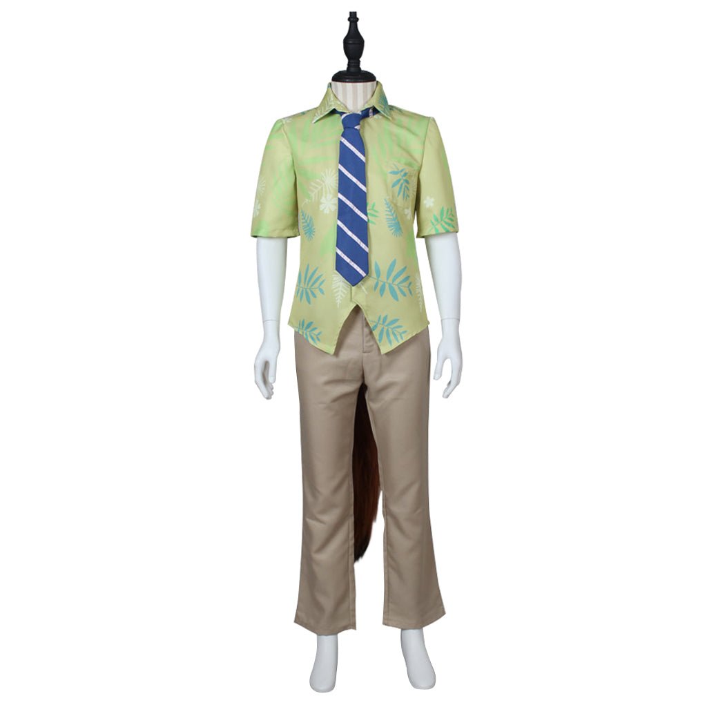 Costume Cosplay Renard Nick Wilde Zootopia - Ensemble Complet avec Oreilles et Queue