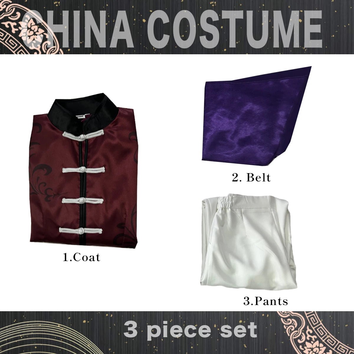 Costume Cosplay Sae Itoshi Blue Lock Chine Kung Fu Tang avec Perruque et Filet Rose Taille Adjustable