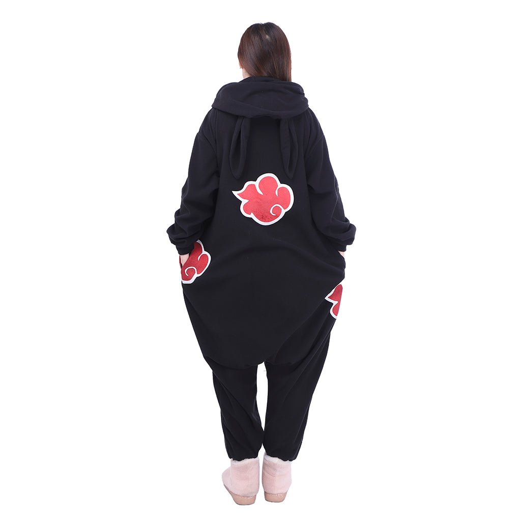 Pyjama Unisexe Anime Akatsuki Cloud en Polyester pour Cosplay, Carnaval et Halloween