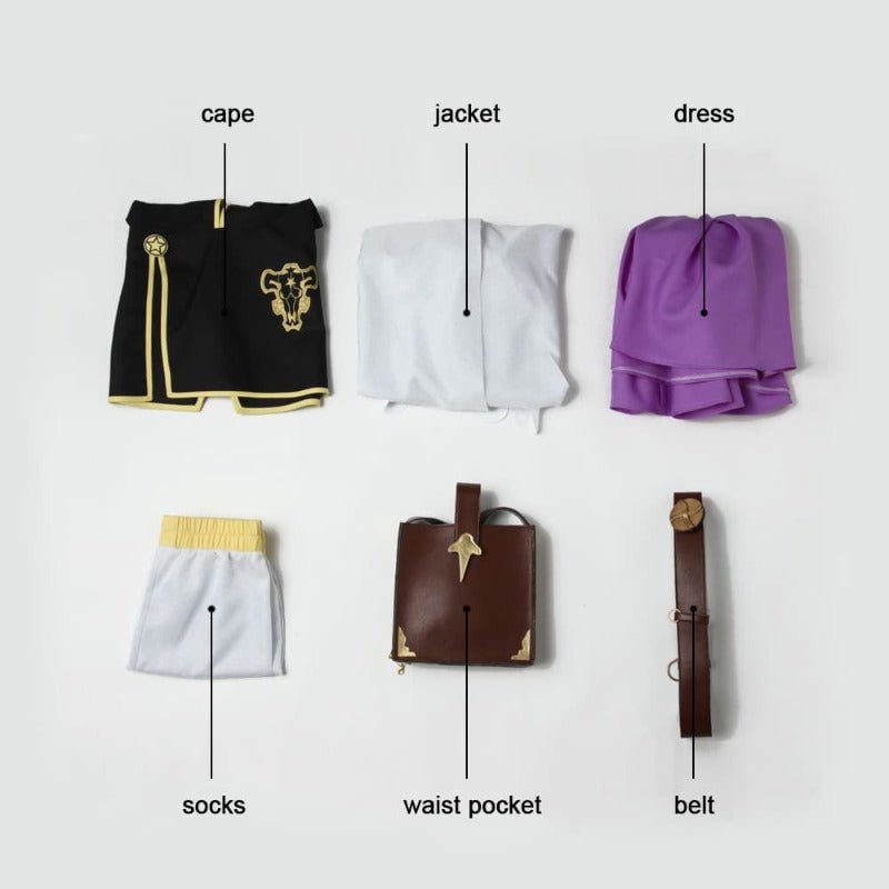 Costume Cosplay Noelle Silva - Uniforme Black Clover pour Halloween et Carnaval