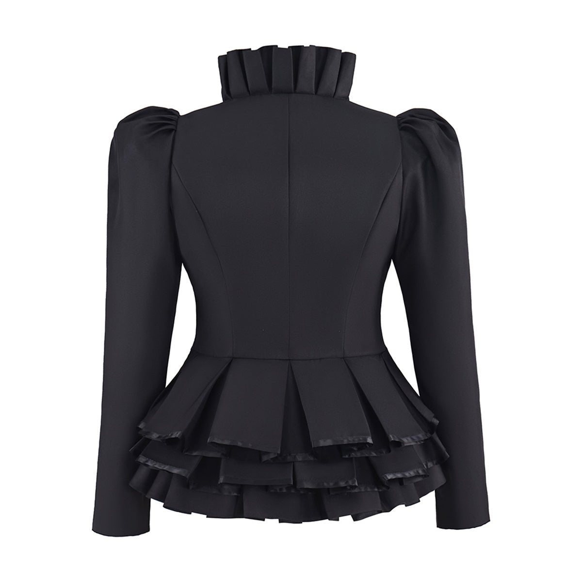 Costume Cosplay Manteau Noir Médiéval Femme - Style Gothique Fantasy Anime