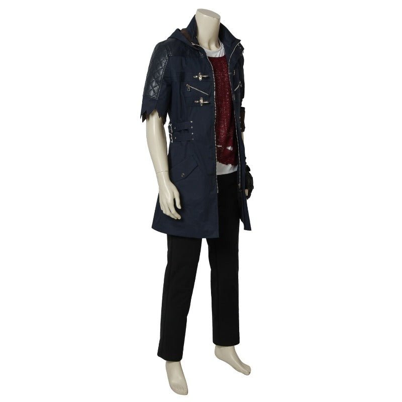 Costume DMC 5 Nero - Veste Longue de Chasseur de Démons pour Halloween