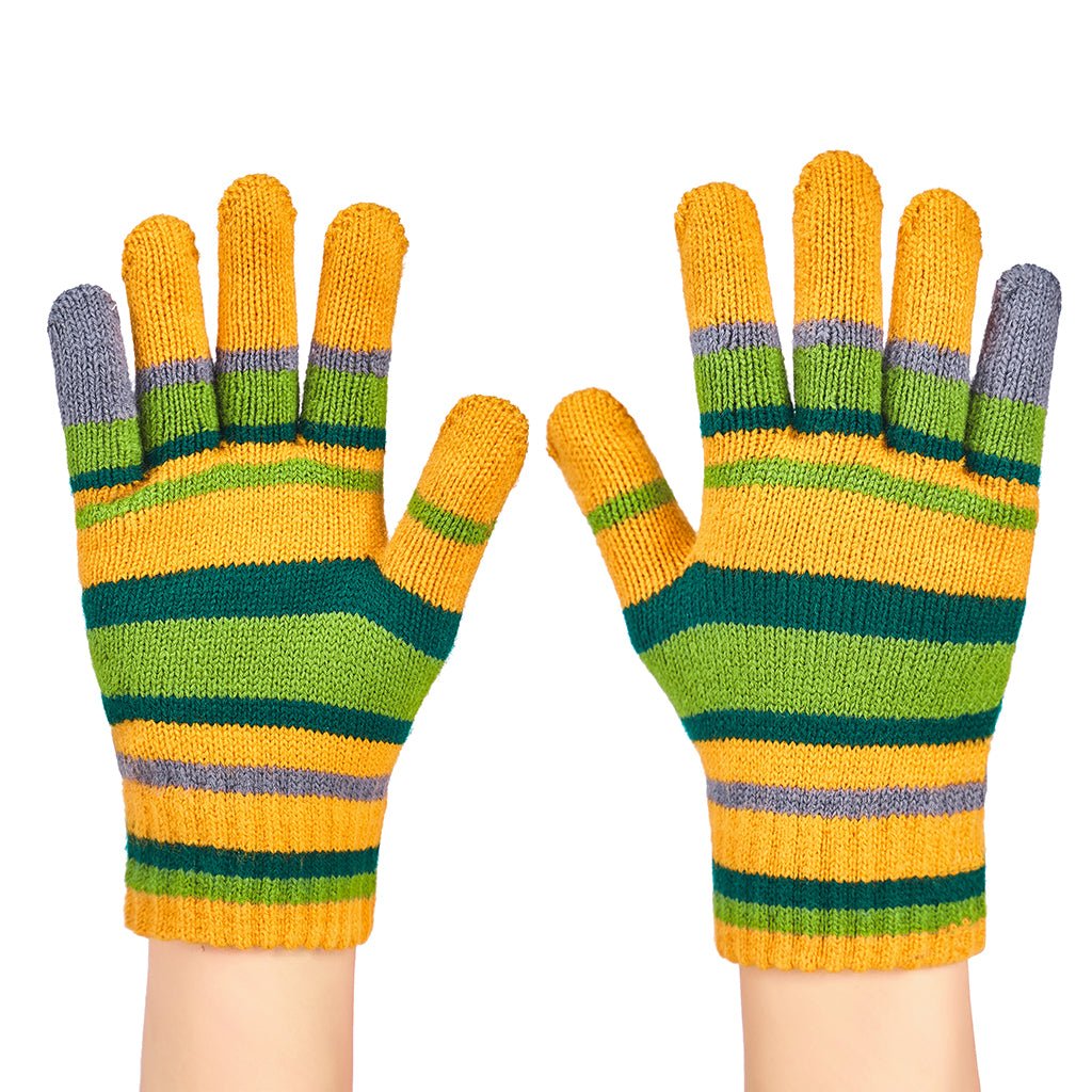 Gants Rayés Coraline Costume Cosplay – Réplique Officielle du Film pour Halloween et Cosplay