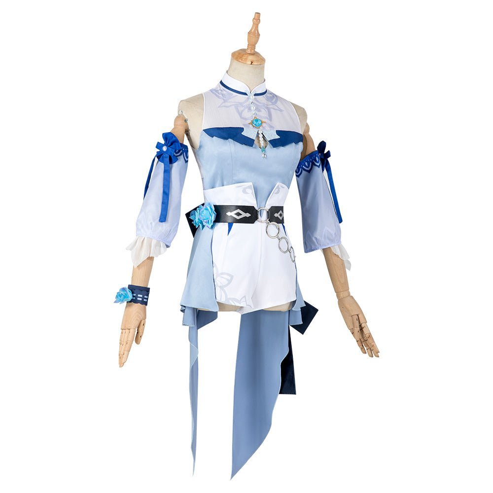 Costume Cosplay Genshin Impact Jean Brise Marine Peau Été Robe Piscine Halloween