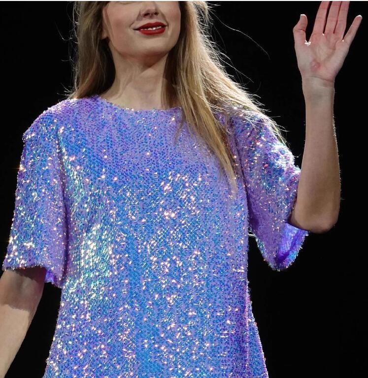 Costume de Concert de Taylor Swift | Robe à Sequins Lavande | L'AniMirage