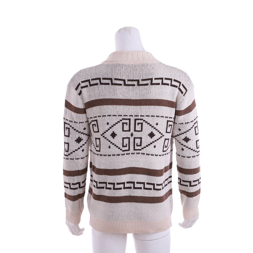 Pull Cosplay The Dude Big Lebowski Cardigan Zippé en Laine pour Hommes Adultes