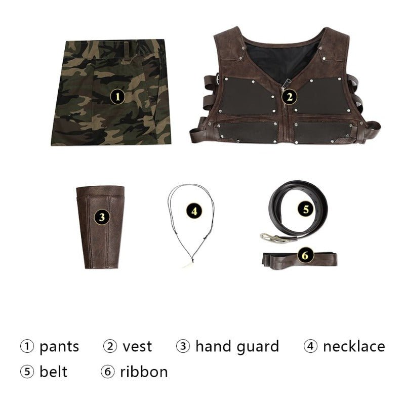 Costume Kraven pour Homme avec Accessoires - Tenue de Chasseur Cosplay Halloween