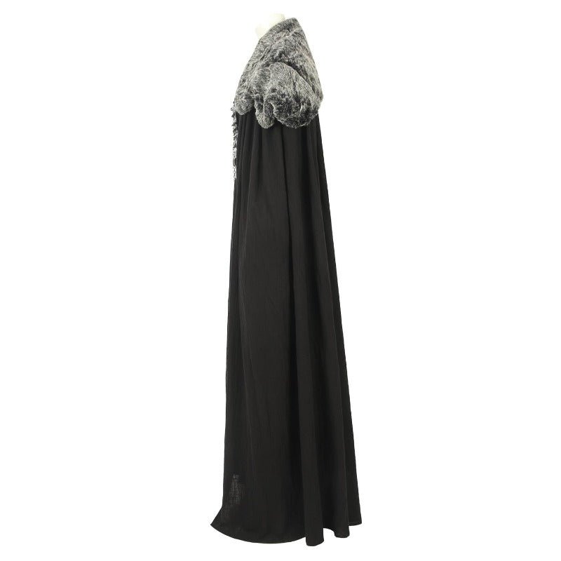Costume Cosplay Sansa Stark Cape Hiver Col Fourrure Robe pour Femmes Halloween