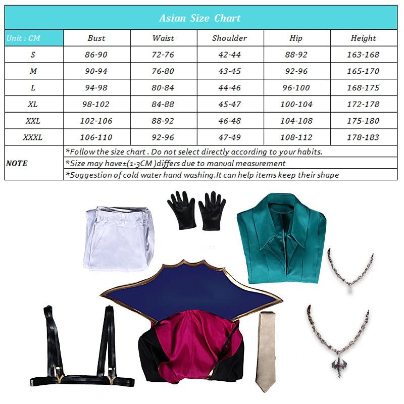 Costume Cosplay Honkai Star Rail Akash Le Tuner Membre du Manoir de la Flamme Éternelle