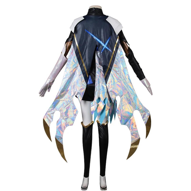 Costume Cosplay Ashe DRX LOL pour Femme - Tenue de Championne LOL avec Coiffe