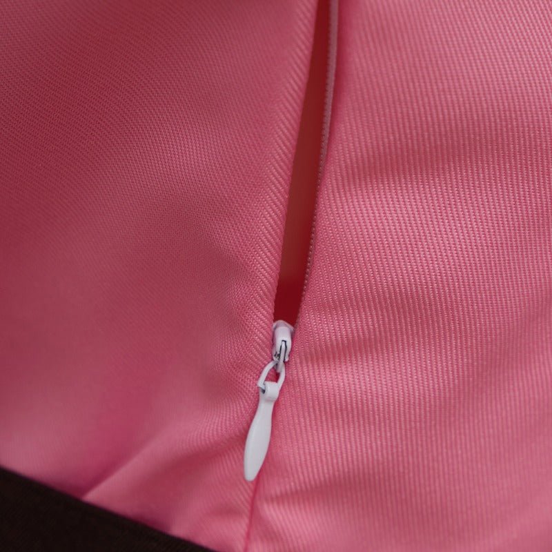 Costume Cosplay Bulma Dragon Ball Robe Rose avec Accessoires