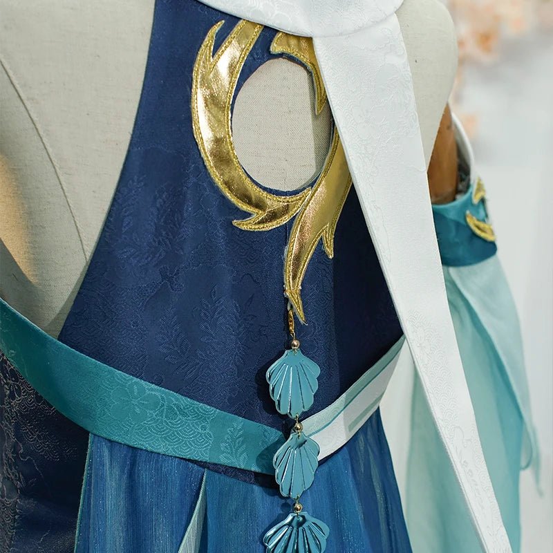 Costume Cosplay Madame Ping de Genshin Impact pour Femme - Robe d'Uniforme pour Jeu de Rôle et Halloween