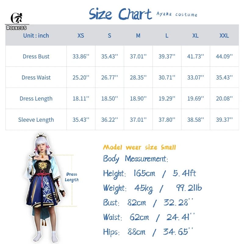 Costume Cosplay Genshin Impact Kamisato Ayaka pour Femmes - Robe de Jeu de Rôle pour Halloween