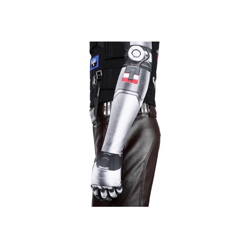 Costume Cosplay Johnny Silverhand Cyberpunk 2077 Veste sans Manches pour Fête Halloween