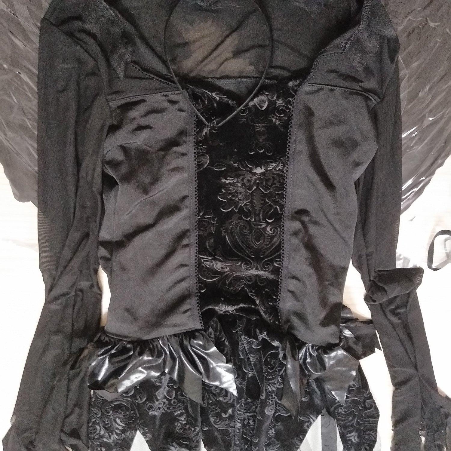 Costume Ange Noir Zombie pour Femme | Cosplay Gothique Ange Maléfique