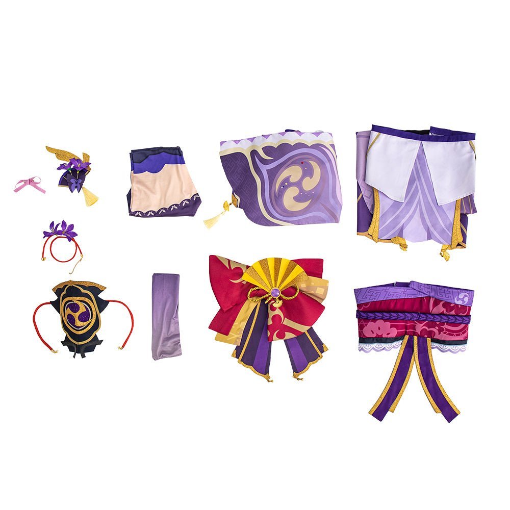 Costume Cosplay Raiden Shogun de Honkai: Star Rail - Ensemble Complet